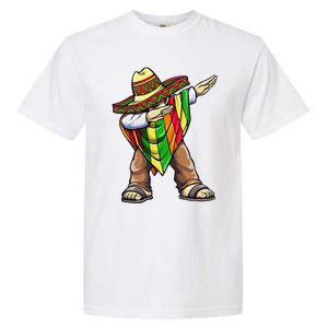 Dabbing Mexican Poncho Cinco De Mayo Garment-Dyed Heavyweight T-Shirt