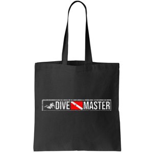 Dive Master Professional Divers Scuba Diving Flag Instructor Tote Bag