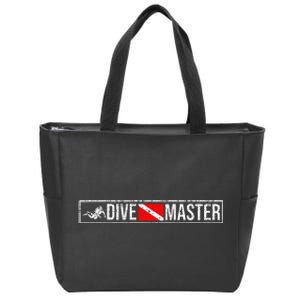 Dive Master Professional Divers Scuba Diving Flag Instructor Zip Tote Bag