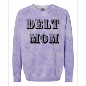 Delt Mom Premium Colorblast Crewneck Sweatshirt