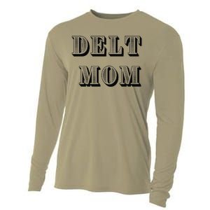 Delt Mom Premium Cooling Performance Long Sleeve Crew