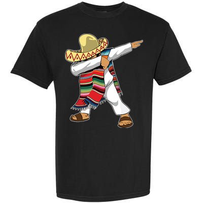 Dabbing Mexican Poncho Cinco De Mayo Sombrero Dab Garment-Dyed Heavyweight T-Shirt