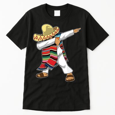 Dabbing Mexican Poncho Cinco De Mayo Sombrero Dab Tall T-Shirt