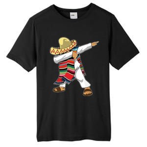 Dabbing Mexican Poncho Cinco De Mayo Sombrero Dab Tall Fusion ChromaSoft Performance T-Shirt