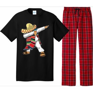 Dabbing Mexican Poncho Cinco De Mayo Sombrero Dab Pajama Set