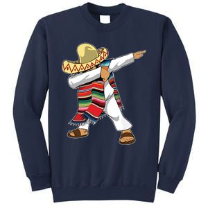 Dabbing Mexican Poncho Cinco De Mayo Sombrero Dab Sweatshirt