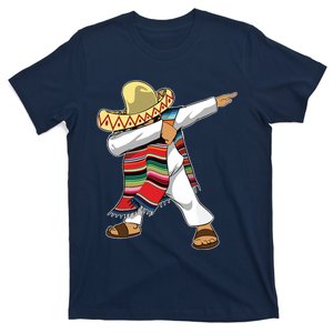 Dabbing Mexican Poncho Cinco De Mayo Sombrero Dab T-Shirt