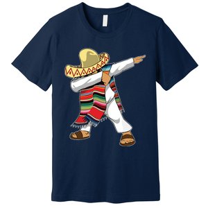 Dabbing Mexican Poncho Cinco De Mayo Sombrero Dab Premium T-Shirt