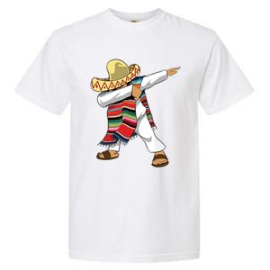 Dabbing Mexican Poncho Cinco De Mayo Sombrero Dab Garment-Dyed Heavyweight T-Shirt