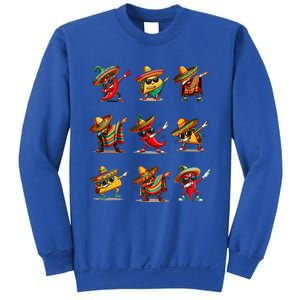 Dabbing Mexican Poncho Taco Cinco De Mayo Sweatshirt