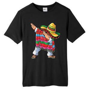 Dabbing Mexican Poncho Cinco De Mayo Tall Fusion ChromaSoft Performance T-Shirt