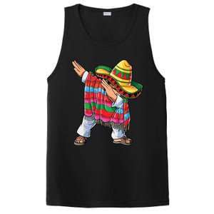 Dabbing Mexican Poncho Cinco De Mayo PosiCharge Competitor Tank