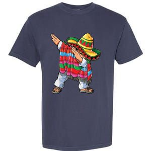 Dabbing Mexican Poncho Cinco De Mayo Garment-Dyed Heavyweight T-Shirt