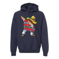 Dabbing Mexican Poncho Cinco De Mayo Premium Hoodie