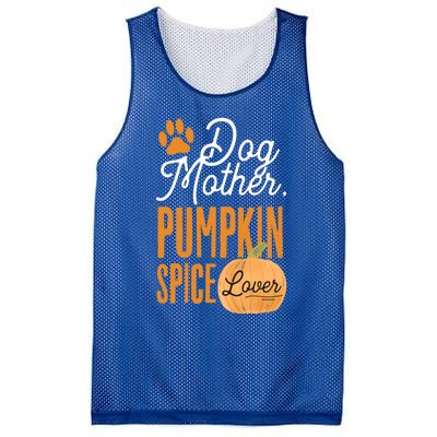 Dog Mother Pumpkin Spice Lover Cute Fall Mom Gift Great Gift Mesh Reversible Basketball Jersey Tank