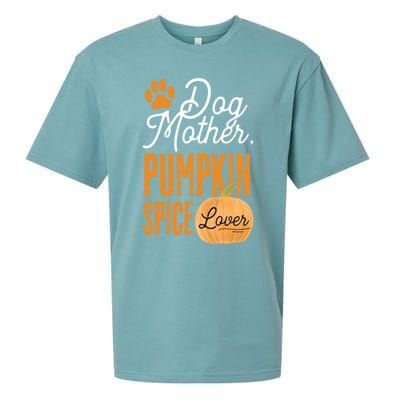 Dog Mother Pumpkin Spice Lover Cute Fall Mom Gift Great Gift Sueded Cloud Jersey T-Shirt