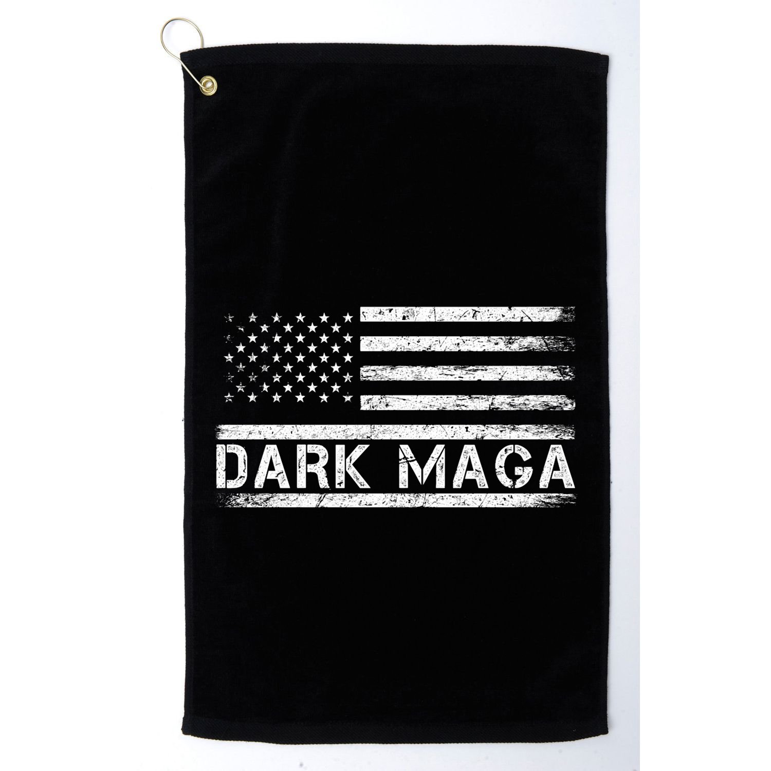 Dark Maga Patriotic Trump Republicans Conservatives Golf Towel