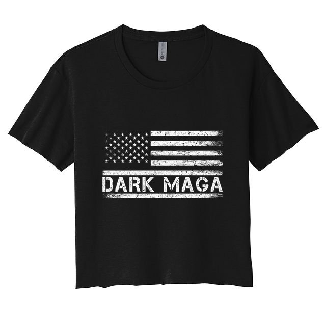 Dark Maga Patriotic Trump Republicans Conservatives Crop Top