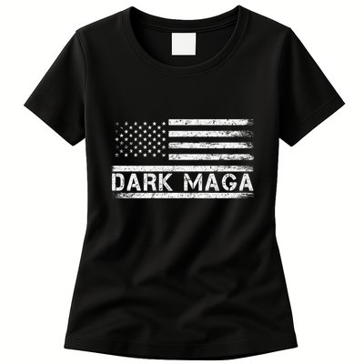 Dark Maga Patriotic Trump Republicans Conservatives Womens T-Shirt