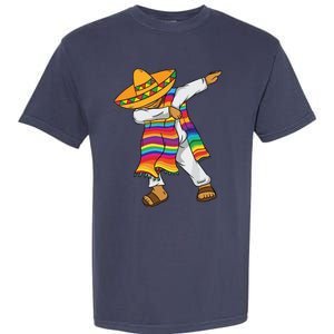 Dabbing Mexican Poncho Cinco De Mayo Garment-Dyed Heavyweight T-Shirt