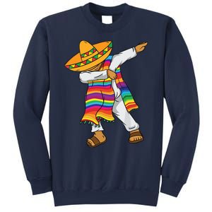 Dabbing Mexican Poncho Cinco De Mayo Sweatshirt