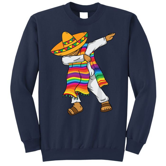 Dabbing Mexican Poncho Cinco De Mayo Sweatshirt