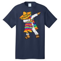 Dabbing Mexican Poncho Cinco De Mayo Tall T-Shirt