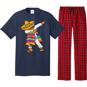 Dabbing Mexican Poncho Cinco De Mayo Pajama Set