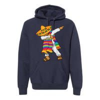 Dabbing Mexican Poncho Cinco De Mayo Premium Hoodie