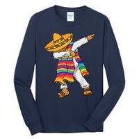 Dabbing Mexican Poncho Cinco De Mayo Tall Long Sleeve T-Shirt