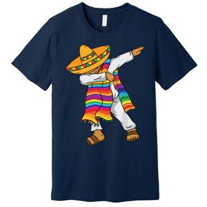 Dabbing Mexican Poncho Cinco De Mayo Premium T-Shirt