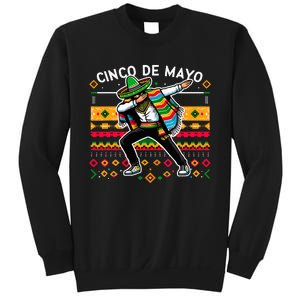 Dabbing Mexican Poncho Cinco De Mayo Fiesta Sweatshirt