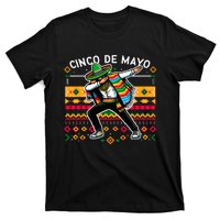 Dabbing Mexican Poncho Cinco De Mayo Fiesta T-Shirt