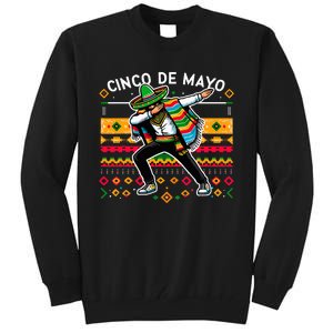 Dabbing Mexican Poncho Cinco De Mayo Fiesta Tall Sweatshirt