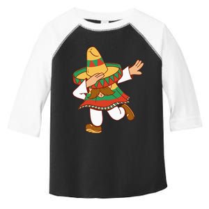 Dabbing Mexican Poncho Cinco de Mayo Dab Sombrero Toddler Fine Jersey T-Shirt