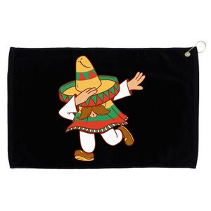 Dabbing Mexican Poncho Cinco de Mayo Dab Sombrero Grommeted Golf Towel