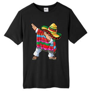 Dabbing Mexican Poncho Cinco De Mayo Tall Fusion ChromaSoft Performance T-Shirt