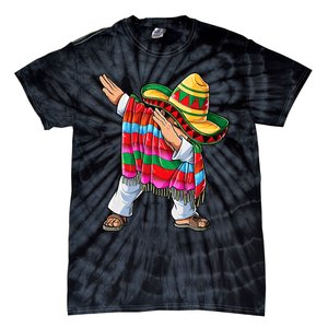 Dabbing Mexican Poncho Cinco De Mayo Tie-Dye T-Shirt