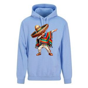 Dabbing Mexican Poncho Cinco De Mayo Mexican Boy Dabbing Poncho Unisex Surf Hoodie