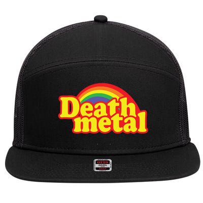 Death Metal Parody 7 Panel Mesh Trucker Snapback Hat