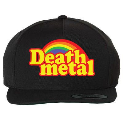 Death Metal Parody Wool Snapback Cap