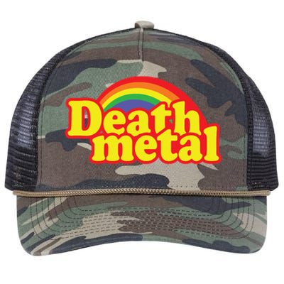 Death Metal Parody Retro Rope Trucker Hat Cap