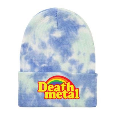 Death Metal Parody Tie Dye 12in Knit Beanie