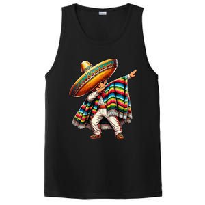 Dabbing Mexican Poncho Cinco De Mayo PosiCharge Competitor Tank