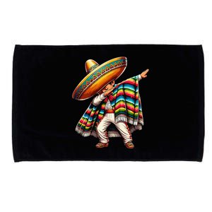 Dabbing Mexican Poncho Cinco De Mayo Microfiber Hand Towel