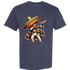 Dabbing Mexican Poncho Cinco De Mayo Garment-Dyed Heavyweight T-Shirt