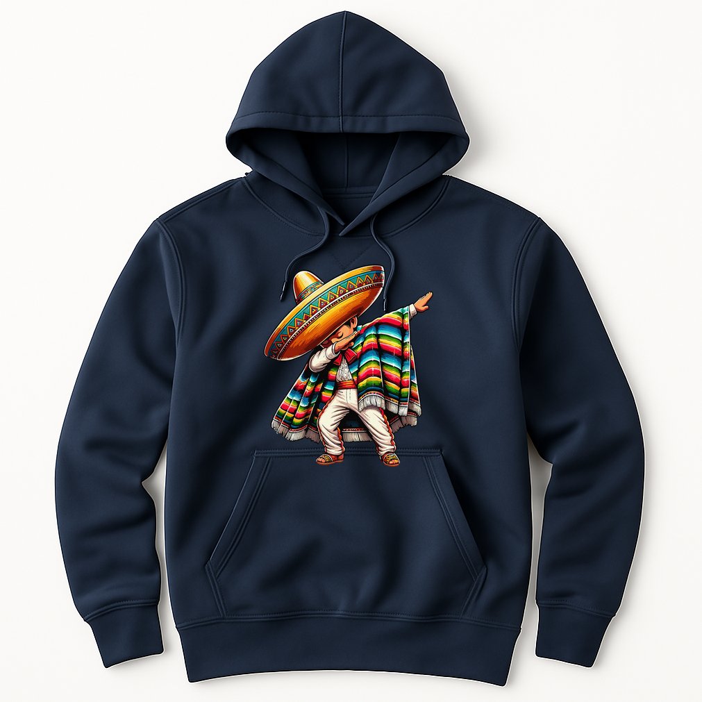 Dabbing Mexican Poncho Cinco De Mayo Hoodie
