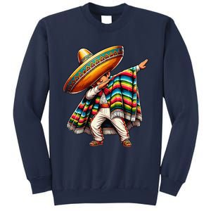 Dabbing Mexican Poncho Cinco De Mayo Sweatshirt