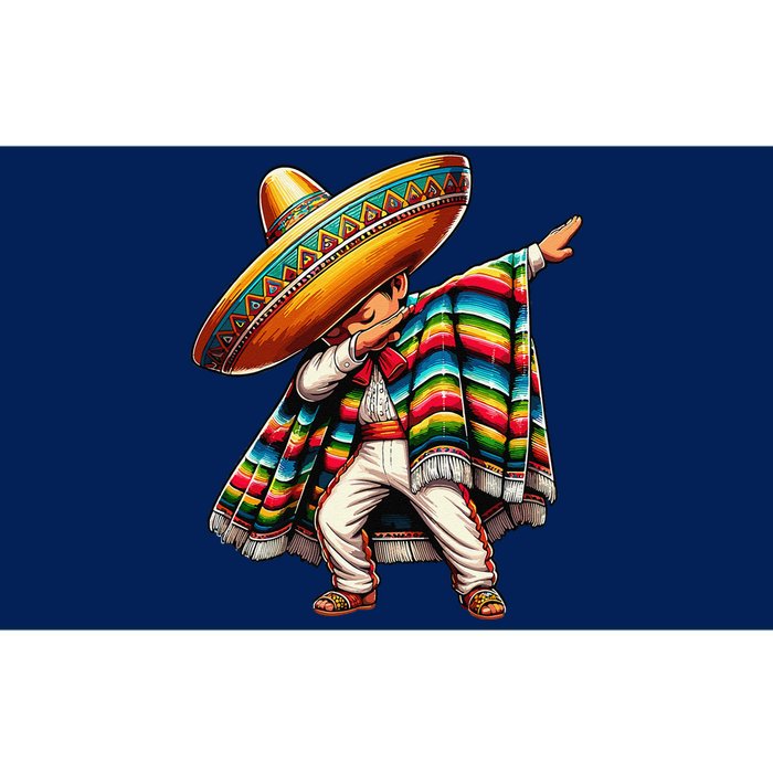 Dabbing Mexican Poncho Cinco De Mayo Bumper Sticker