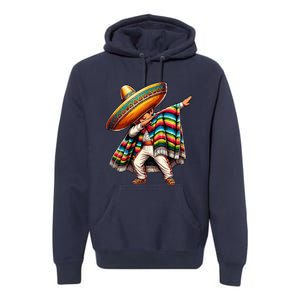 Dabbing Mexican Poncho Cinco De Mayo Premium Hoodie